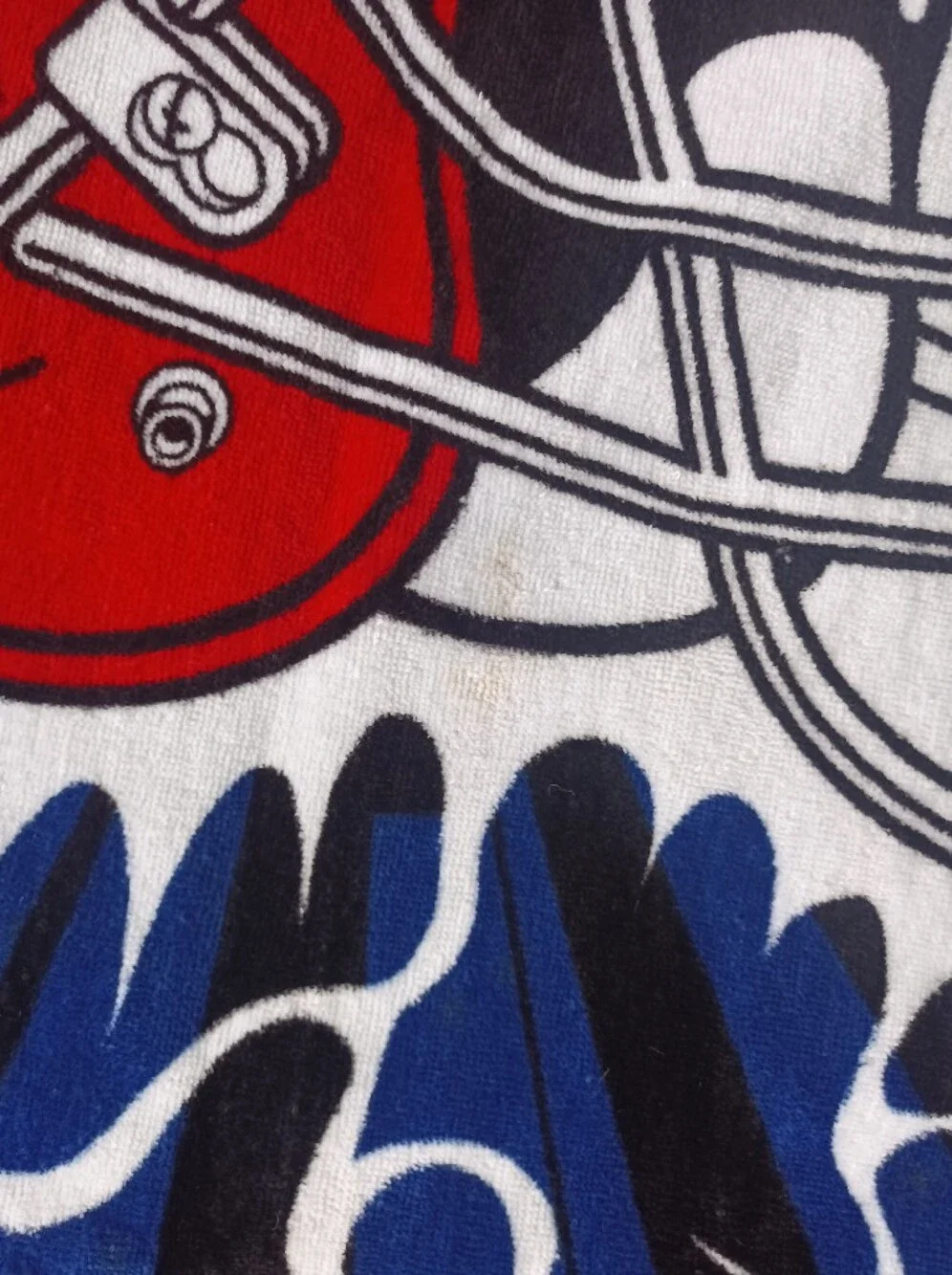 Vintage 90s 1998 Buffalo Bills Shockwave Beach Towel NFL  58